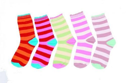 Pidilidi Dětské pruhované ponožky, Pidilidi, PD511, holka