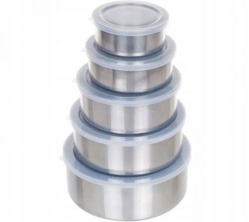 Sada nerezových misek 10 dílů