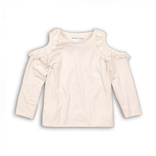 Minoti Tričko dívčí s dlouhým rukávem a holými rameny, Minoti, PETAL 9, holka
