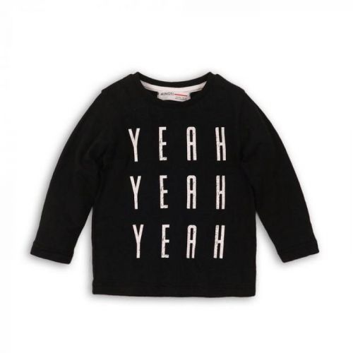 Minoti Tričko chlapecké s dlouhým rukávem, Minoti, YAY 1, černá