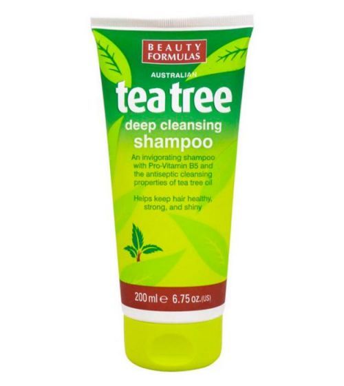 BeautyFormulas  Beauty Formulas Tea tree čistící šampon na vlasy 200ml