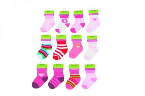 Pidilidi Kojenecké ponožky dívčí (6 až 12m), Pidilidi, PD503, holka