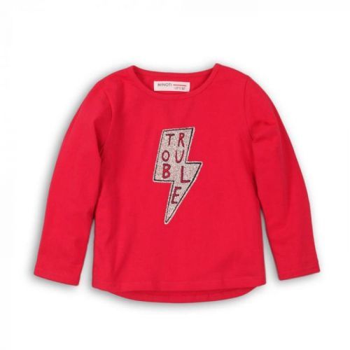 Minoti Tričko dívčí s dlouhým rukávem, Minoti, GW LTEE 7, růžová