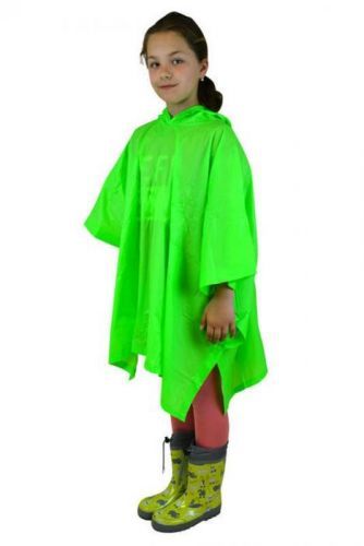 Pidilidi poncho PVC neonová, Pidilidi, PL0066, zelená