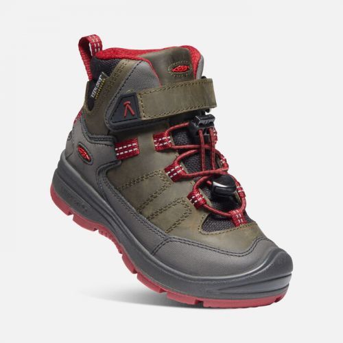 Keen REDWOOD MID WP K steel grey/red dahlia Velikost: 29