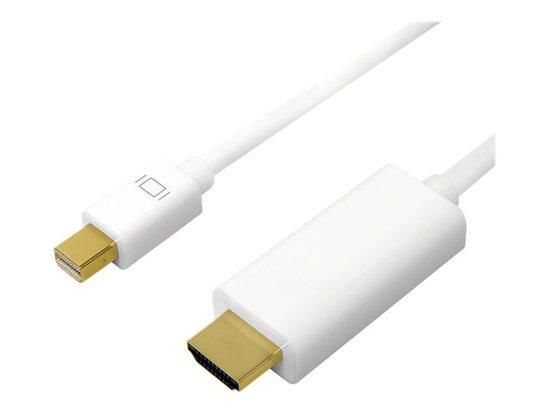 LOGILINK - Mini DisplayPort to HDMI, 4K, white, 2m