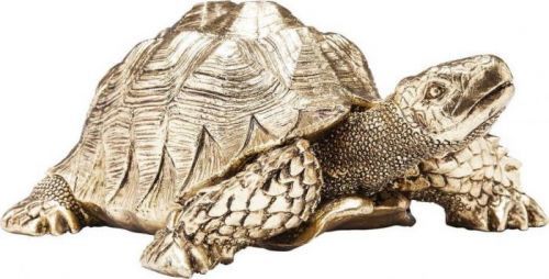Dekorativní soška ve zlaté barvě Kare Design Turtle