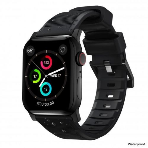 Řemínek pro Apple Watch 42mm / 44mm - Nomad, Rugged Black Black