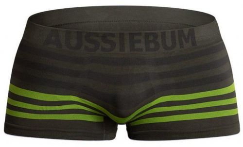 AussieBum SKLADEM ★ Elastické Boxerky AussieBum Bodystretch Army Barva: Zelená, Velikost: S