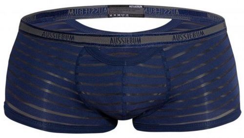 AussieBum SKLADEM ★ Elegantní poloprůhledné boxerky AussieBum JACK Navy Barva: Modrá, Velikost: XL
