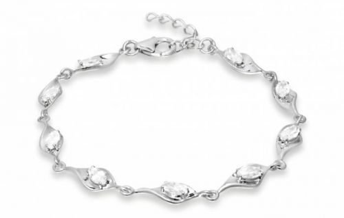 Silver Cat Elegantní náramek se zirkony SC443