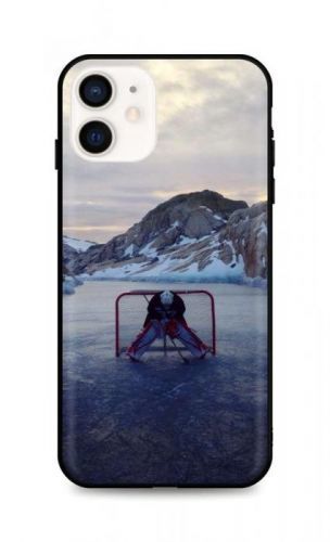 Kryt TopQ iPhone 12 mini silikon Hockey Goalie 53316