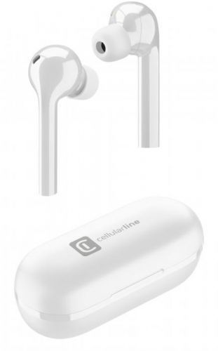 Bezdrátová sluchátka - Cellularline, TWS Flag White