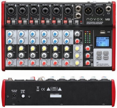 Novox M8 MK II - mixer, USB/MP3