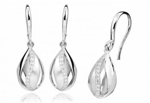 Silver Cat Módní náušnice se zirkony SC394