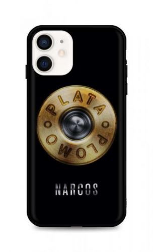 Kryt TopQ iPhone 12 mini silikon Plata O Plomo 53297