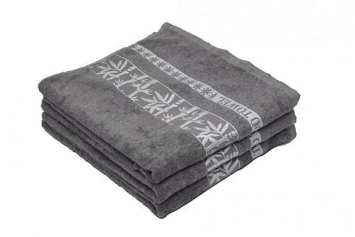 Bambusová osuška BAMBOO šedá