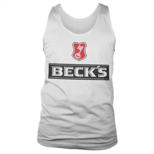 Tílko Hybris Tank Top Becks Beer - bílé, XXL