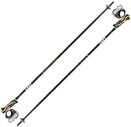 Leki Airfoil 3D Ski Poles Black/Pale Green/White 135 20/21
