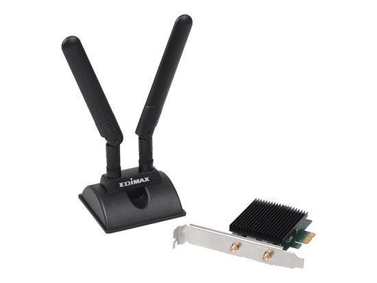 EDIMAX AX3000 Wi-Fi 6 Dual Band 802.11ax & Bluetooth 5.0 PCI Express Adapter, EW-7833AXP