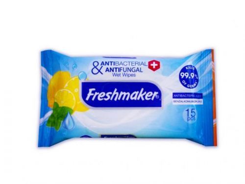 Freshmaker antibakteriální vlhčené ubrousky 15ks
