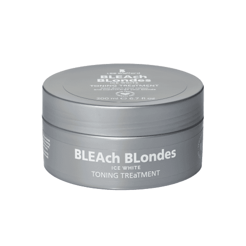 Lee Stafford Bleach Blondes Ice White pečující maska s modrým pigmentem, 200 ml