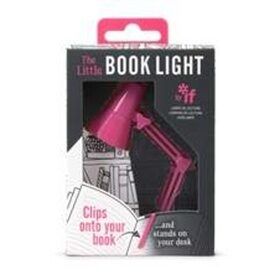 Miniretro světlo na knihu - růžové