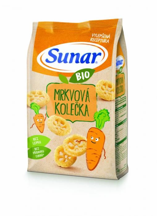 Sunar Bio mrkvová kolečka 45 g