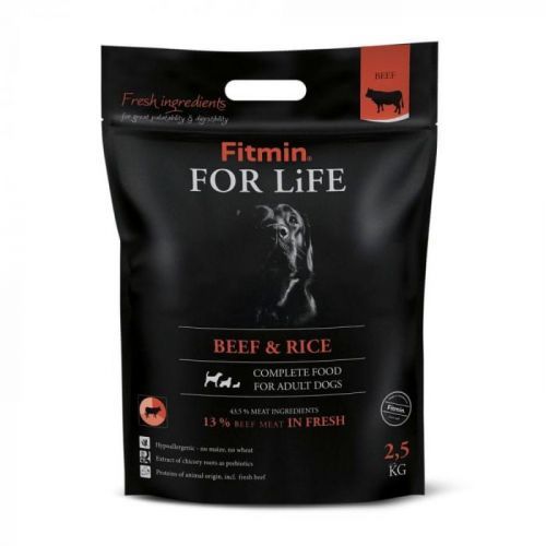 Fitmin dog For Life Beef & Rice 2,5 kg