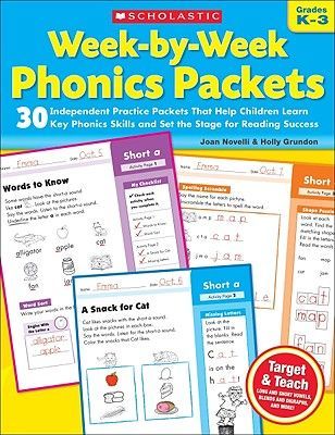 Week-By-Week Phonics Packets: Grades K-3 (Novelli Joan)(Paperback)