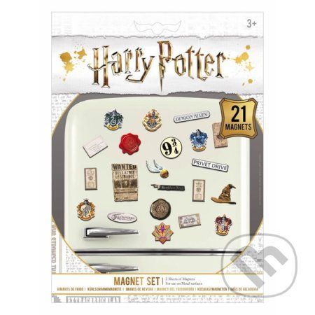 Sada magnetek Harry Potter - Wizardry (21 ks) - Fantasy