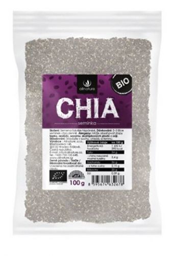 Allnature Chia semínka BIO 100 g