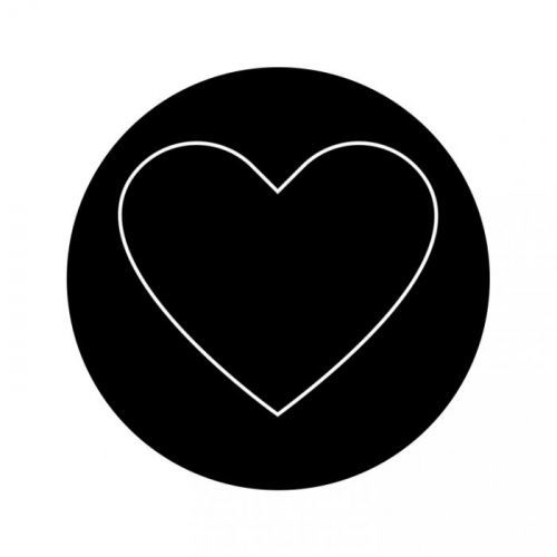 Držák na mobil TopQ PopSocket Black Heart 53543