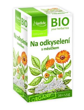 Apotheke Čaj na odkyselení s měsíčkem BIO 20 sáčků