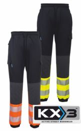 Kalhoty PORTWEST KX3™ Hi-Vis FLEXI XXL neon orange