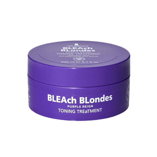 Lee Stafford Bleach Blondes Purple Reign pěčující maska s fialovým pigmentem, 200 ml