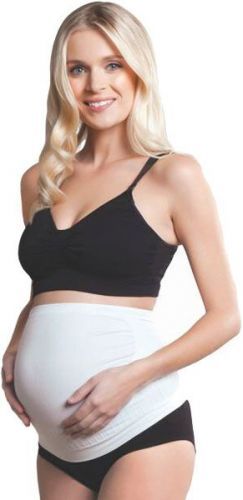 CARRIWELL Těhotenský podpůrný pás přes bříško bílý L