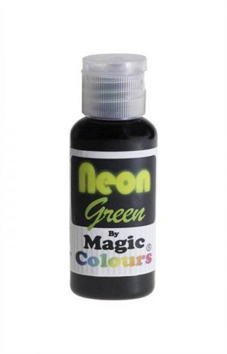 Neonová gelová barva 32g Green - Magic Colours