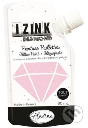 IZINK diamantová barva 80 ml / pastelová růžová - Aladine