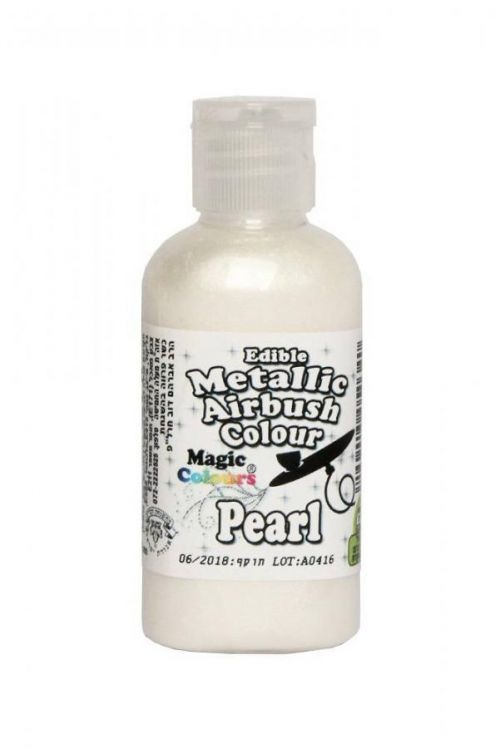 Airbrush barva perleťová 55ml Pearl White - Magic Colours