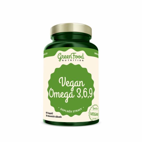 GreenFood Nutrition GreenFood Vegan Omega 3,6,9 60 kapslí