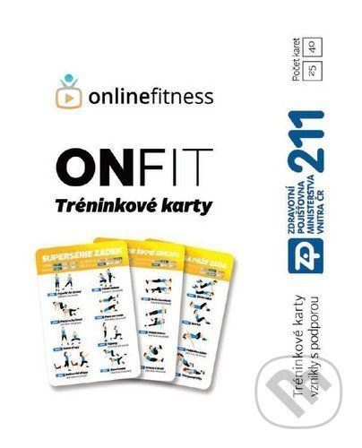 ONFIT - Tréninkové karty 25 karet - OnlineFitness