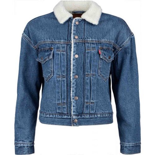 Levi's NEW HERITAGE SHERPA  XS - Dámská jeansová bunda