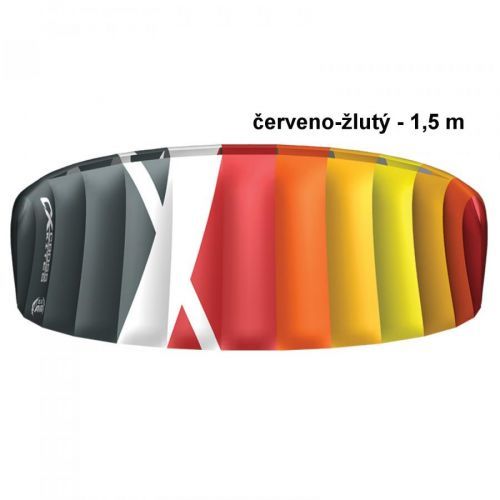 Kite komorový CROSS Air červeno-žlutý - vel. 1,5 m