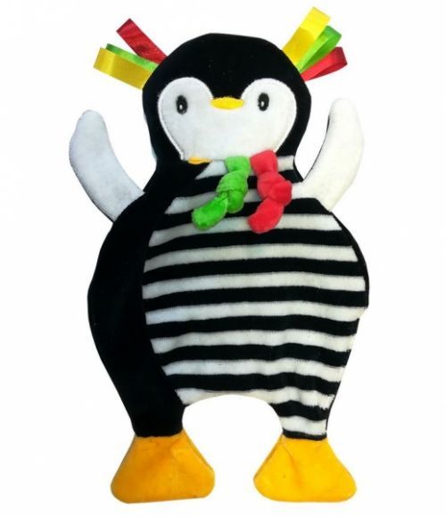 Hencz Toys Hencz Toys Pinkado - senzorická edukační hračka - šustíci - tučňáček