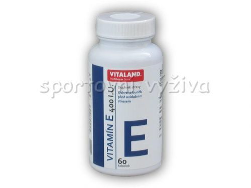 Vitaland Vitamin E 400 I.U. 60 kapslí