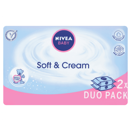 NIVEA Baby ubr (2x63/fol) Soft&Cream