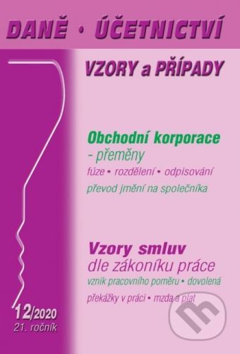 Daně, účetnictví vzory a případy (DÚVaP) 12/2020 - Ladislav Jouza, Dalimila Mirčevská