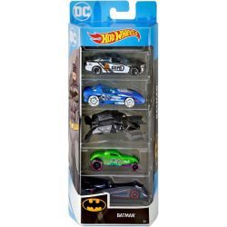 Mattel Hot Wheels autíčka Batman 5 ks