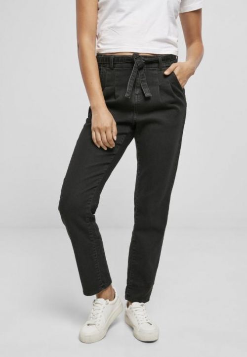 Ladies High Waist Knitted Denim Chino 26